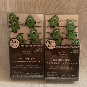 NIB Set of 2 Ashland Halloween Icon String Lights